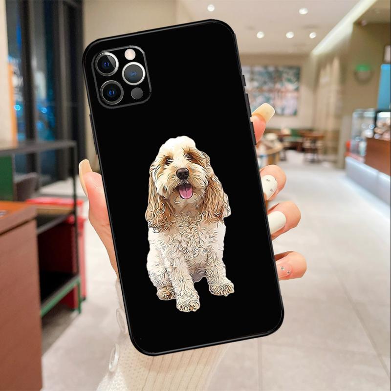 Cute Cockapoo Dog Phone Case For iPhone 16 15 14 11 12 13 17 Pro Max Mini 15 Plus 16e 17 Air Protective Cover