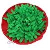 Dog Sniffing Pad Prevent Slip Boredom Relief Interactive Adjustable Pet Feeding Snuffle Bowl Mat for Puppy CatsRed