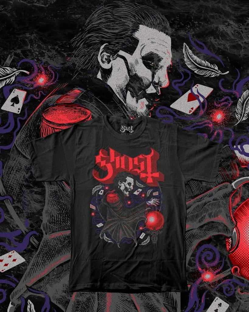 Summer T-shirt Men's Hip Hop Streetwear Casual Cotton Oversized Y2k Tee Death Metal TShirt Punk Rock Short Sleeves Mans Clothing