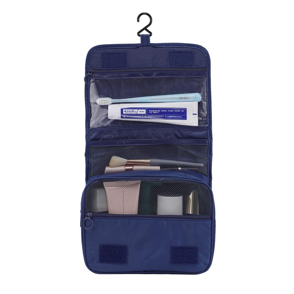 Travel Hook Toiletry Bag Portable Wash Bag, Large Capacity High-Yield Makeup Pouch, Multifunctional Cosmetic Bag for Travel