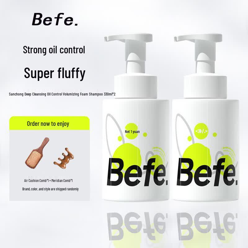BeFe Triple Purify & Volumize Bubble Shampoo