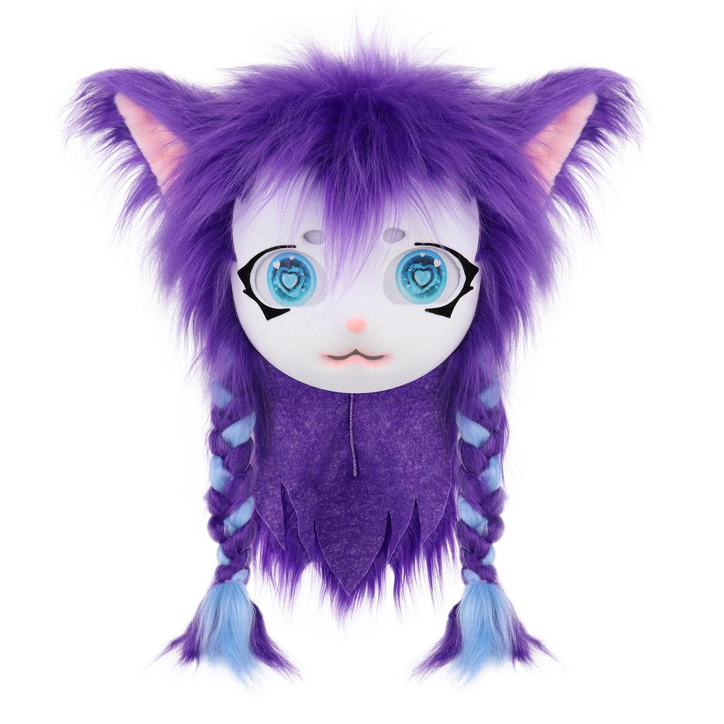 Animal Head Cat Fursuit Cut Mask Halloween Cosplay Party Costume Props