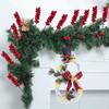60/1pcs Artificial Red Berries Branches Christmas Holly Berry Stamen Plants Flowers Wreath Xmas Tree Ornaments Party Home Decor