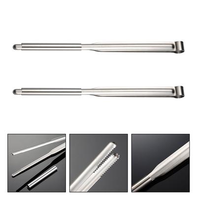 2 Sets Chopsticks Holder Training Clip Creative Tong Stainless Steel Food Kitchen Serving Gadget Clamp
