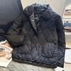 Autumn Winter Short Cotton Coat Women Rhomb Light Casual Down Cotton Jacket Big Pocket Warm Female Outwear