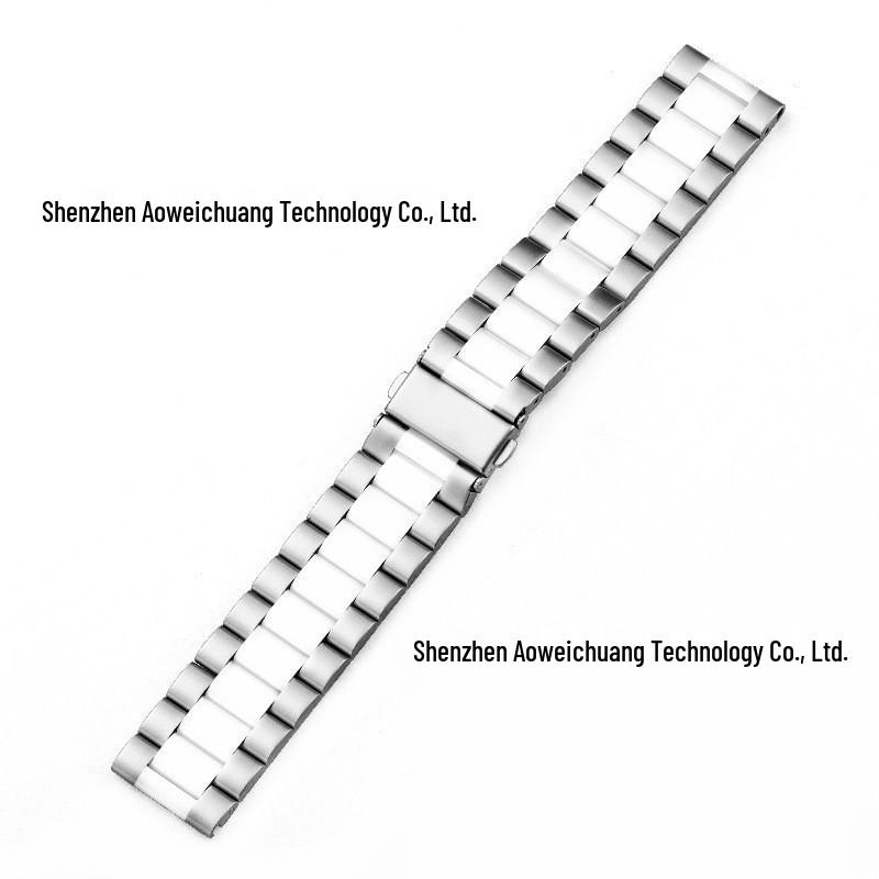 Universellt Metall Rostfritt Stål Klockarmband för Apple, Samsung, Huawei