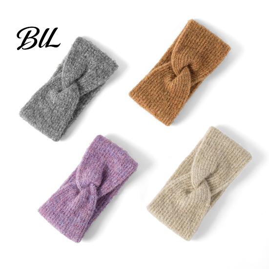 Versatile Winter Ear Warmer Women Headband, Twist Knot Knitted Thick Warm for Cold Weather Warmers, Cozy Head Wrap Autumn Accessories Thermal