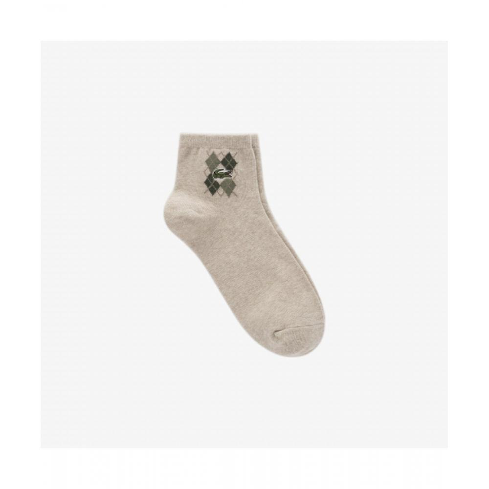 

Lacoste Мужские носки с узором «Аргайл» [светло-коричневые] 0TU