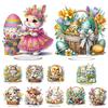 Kreative Oster Tischplatte Diamantmalerei Ornament Kits Hase Lamm Küken Ei Sonderform Desktop Diamantkunst Kits Heimdeko