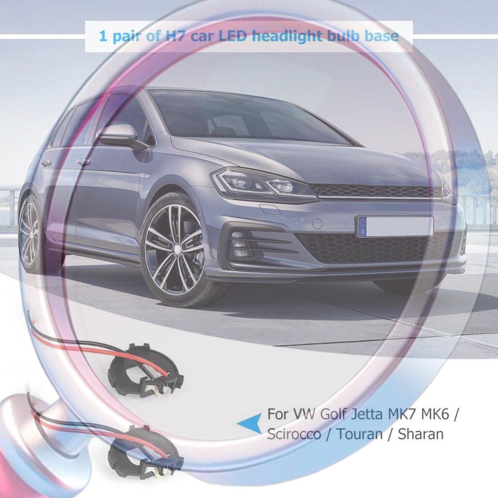 1 пара держателей адаптеров для светодиодных фар H7 для Vito Golf Jetta MK7 China Mainland