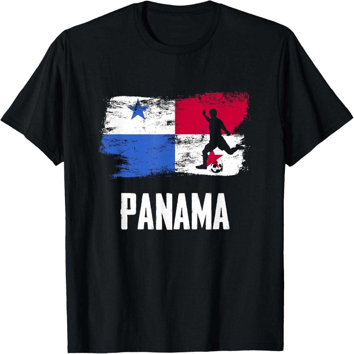 Panama Flag Jersey Panamanian Soccer Team Panamanian T-Shirt S