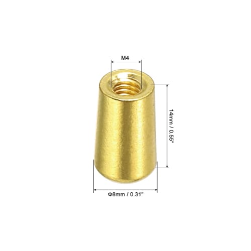 PATIKIL Metal Guitar 3-Way Toggle Switch Tip Switch Knob Cap M4 Gold for Electric Guitar Parts