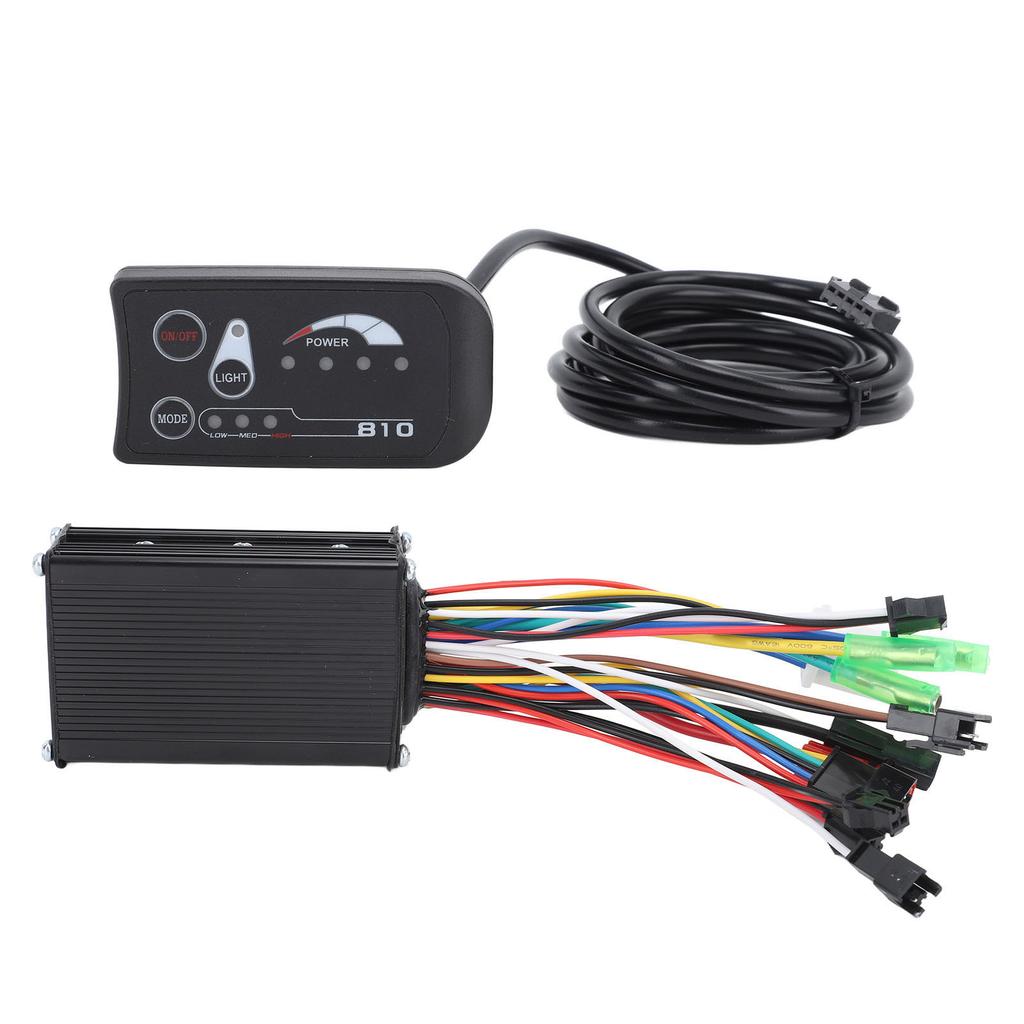 Electric Bike Conversion Kit Electric Bike Controller with Panel Triple Mode 17A Controller S810 Panel 250W 350W