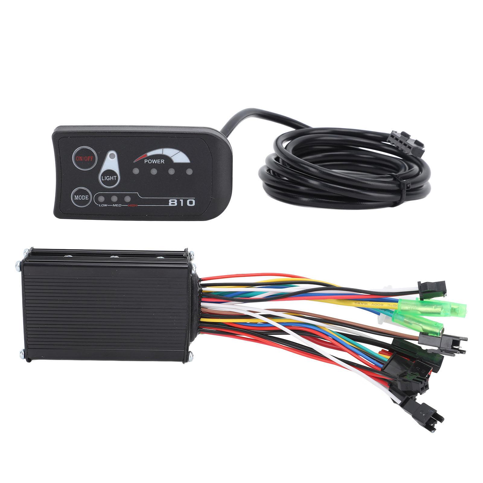

Electric Bike Conversion Kit Electric Bike Controller with Panel Triple Mode 17A Controller S810 Panel 250W 350W