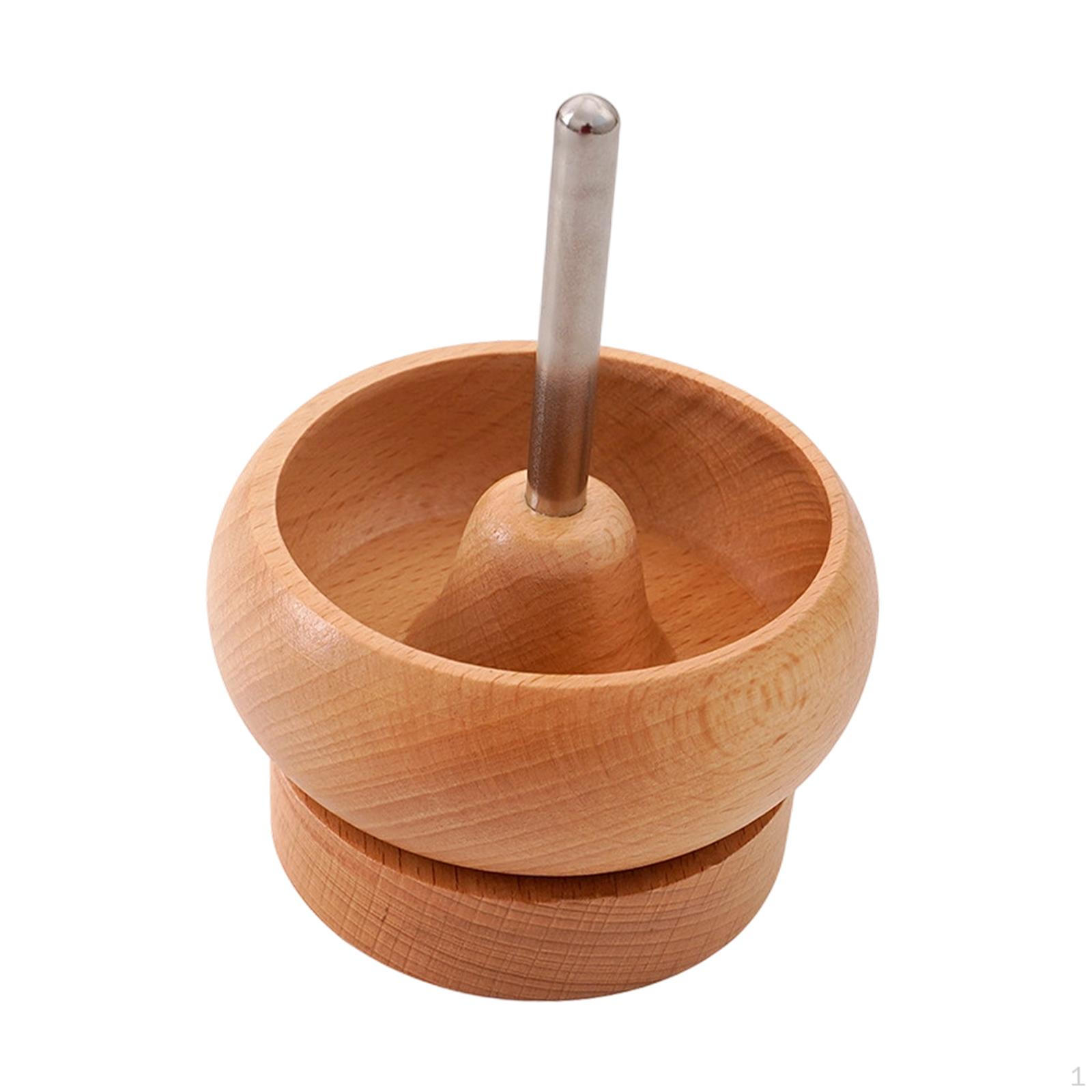 

Поднос-чаша для бисера, инструмент для нанизывания бисера, мини-размер, деревянный держатель-заменитель, для DIY ювелирных изделий S