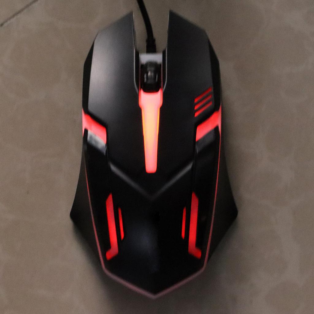 Wired Mouse USB Port Gaming   Business Luminous Optical Computer Accessories