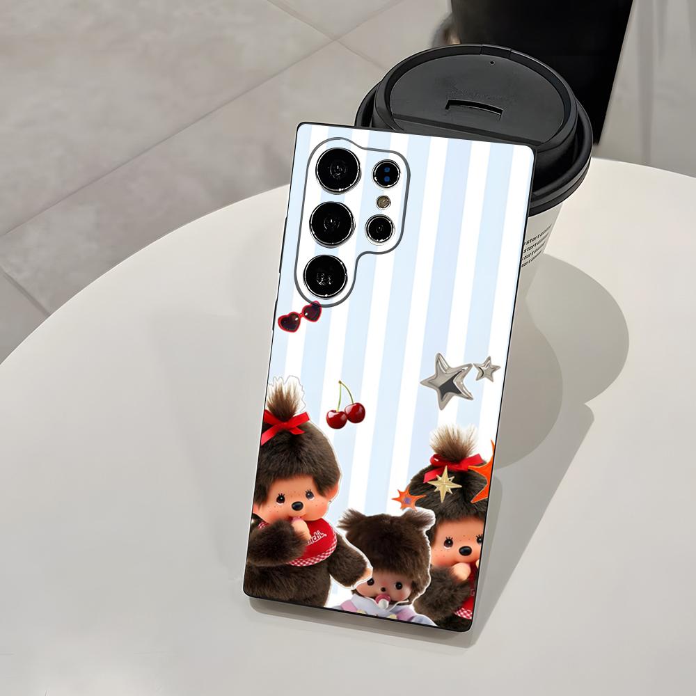 Cute M-Monchhichis Phone Case For Samsung A25 A13 A33 5G A54 A36 A35 A56 A52 A14 Shockproof Soft Cover
