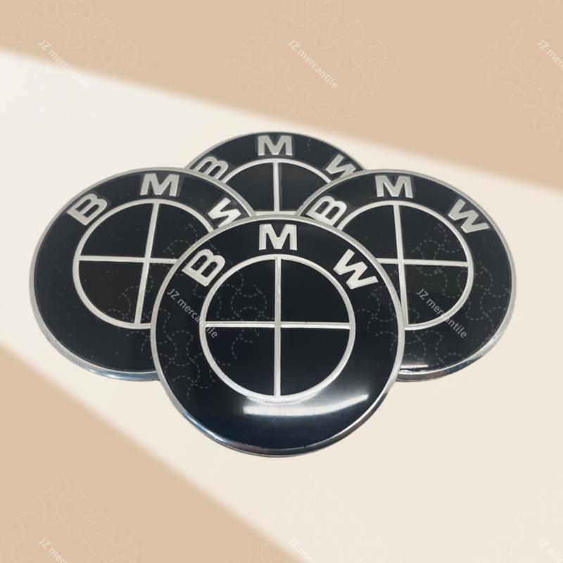 4pcs-60mm automobile wheel hub sticker logo rim cover badge For BMW X1 X3 X5 X6 Z4 M2 M3 M4 modified hub center sticker