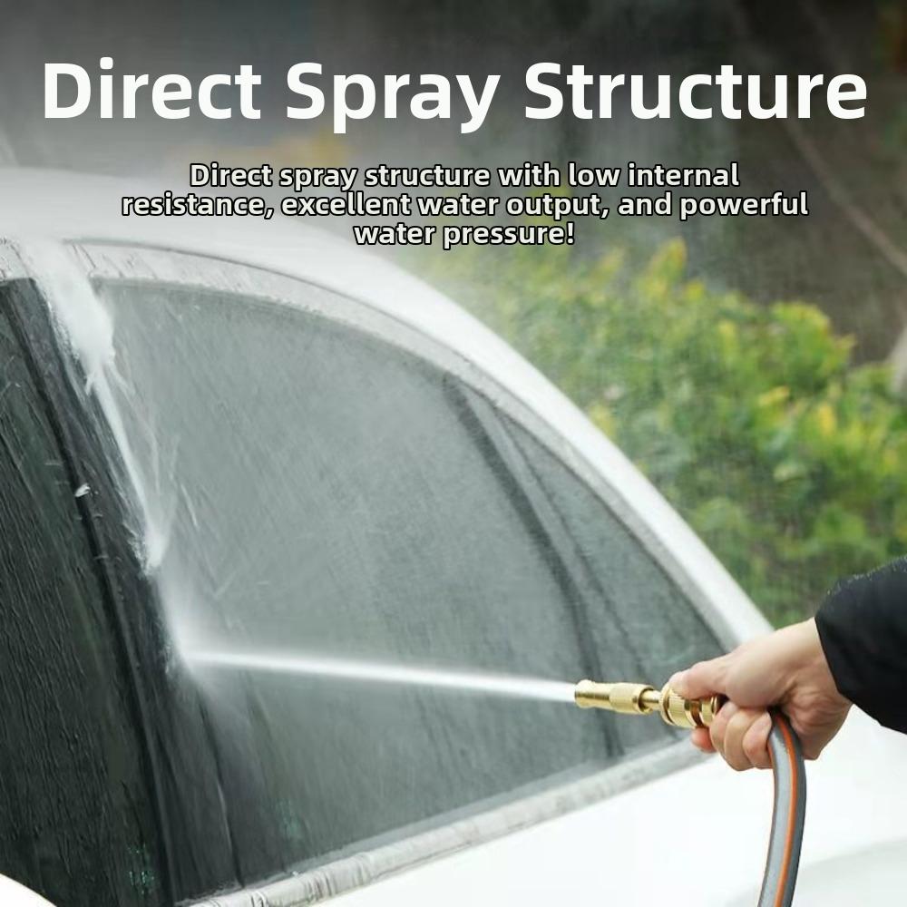 Multi-functional High Pressure Washer Nozzle Copper Material Adjustable Spray Nozzle  Household Use
