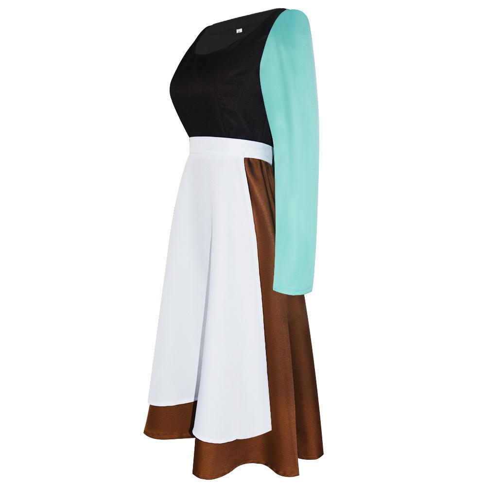 Cinderella Maid Cosplay Costume, Halloween Princess Stage Performance Dress