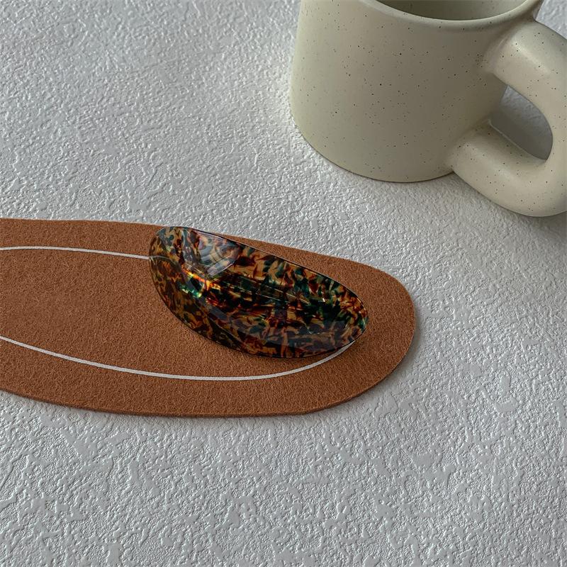 Retro Colorful Acetate Hair Clips Women Elegant Exquisite Barrettes Hair Accessories for Girls Ponytail Hairpins