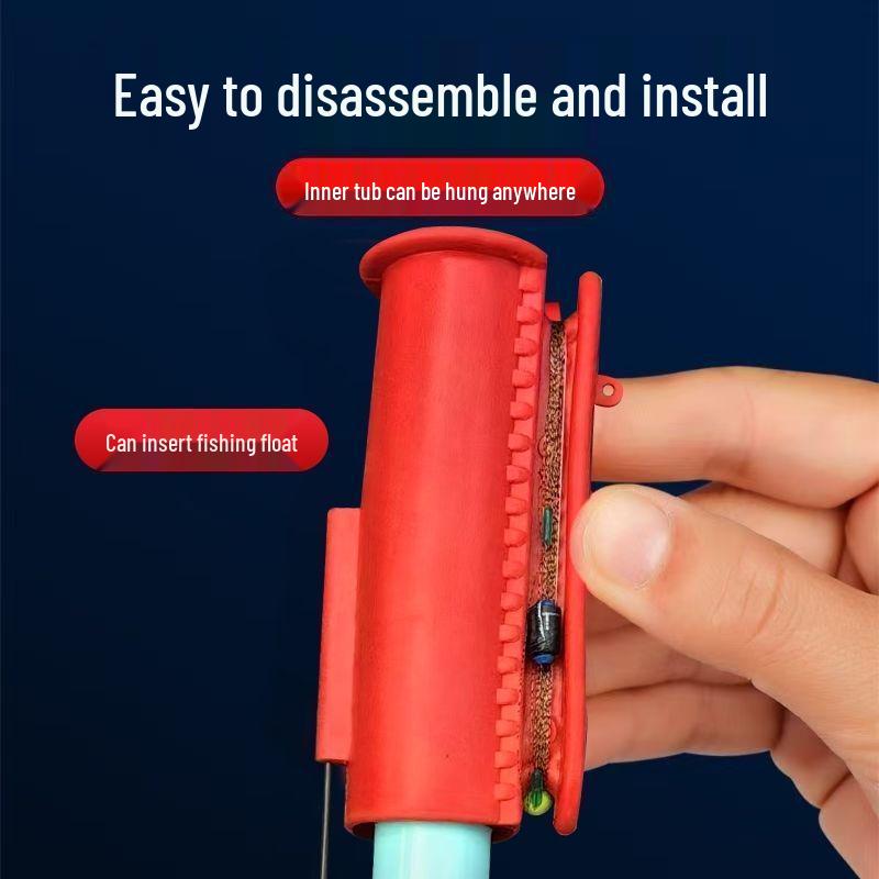 Silicone Fishing Rod Line Winder with Adjustable Front Plug and Resistance