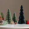 20/25/30cm Little Christmas Tree Ornament Paper Honeycomb Ball Folding Christmas Tree 3d Home Decoration Desktop Ornament