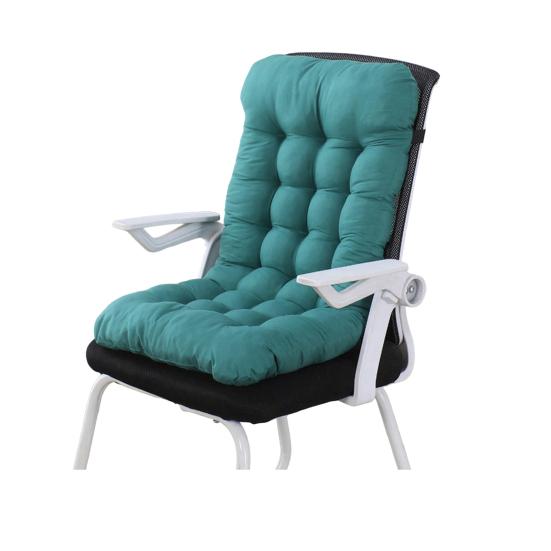 Schreibtischstuhl Kissen Bürostuhl Kissen mit hoher Rückenlehne Rutschfest Schaukelstuhl Sitzkissen mit Bändern für Büro Auto Zuhause Esszimmer Küche