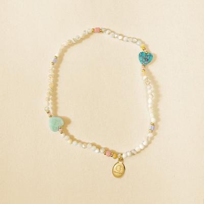 Sky Heart Bead Bracelet