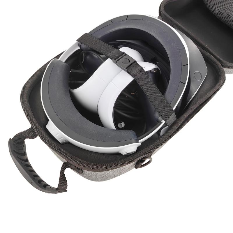 Small Traveling EVA-Carrying Box for PS VR2 Headset Storage Bags Box Virtual Reality Headset Lightweight Case Pouch