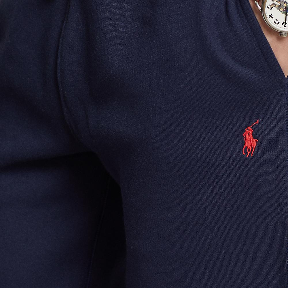 Polo Ralph Lauren Ss23 Solid Color Logo Embroidered Drawstring Cuffed Knit Sweatpants Men Bottoms Blue MNPOPNT1BQ20053-410
