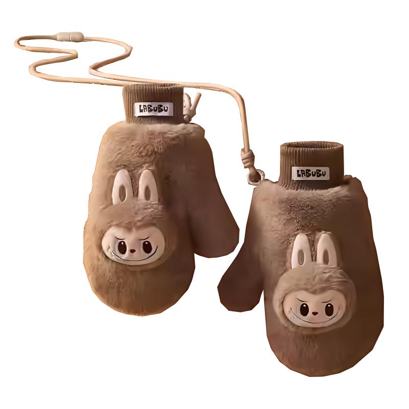 New POP MART Warmly LABUBU Plush Glove Trend Based Products PPMT-2411-0042