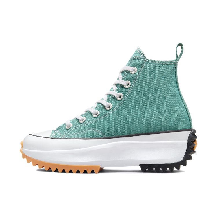 Converse Run Star Hike Platform High Jade Unity Unisex Sneakers Green Black White 172726C