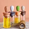 2 In 1 Kitchen Oil Bottle Glass Oil Brush Dispenser Kitchen Tools Barbecue Spray Bottle  Cooking