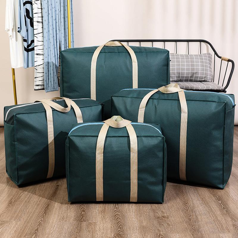 Waterproof Travel Luggage Handbag Durable Home Clothes Storage Bags With Zipper Quilt Blanket Organizer Sorting Bags Foldable