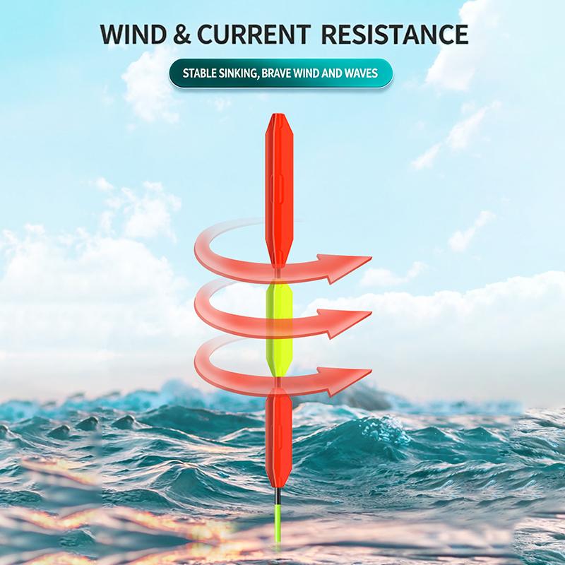 Highly Visible Fishing Float Triangular Tail Buoyancy For All Water Fishing For Catching Carp Crucian Carp Tilapia Grass Carp