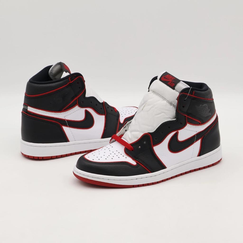 555088-062 Nike Air Jordan 1 Retro High OG Blood Line Black Gym Red (Men's)