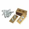 30Pcs Titanium Coated Mower Blades + 60Pcs Screws Replacement for Worx Robot Lawn Mower