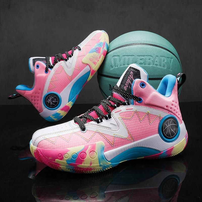 High-quality Basketball Shoes Have Sound, Non-slip, Wear-resistant and Shock-absorbing Actual Combat, Lightweight Soft-soled Student Youth Game Shoes