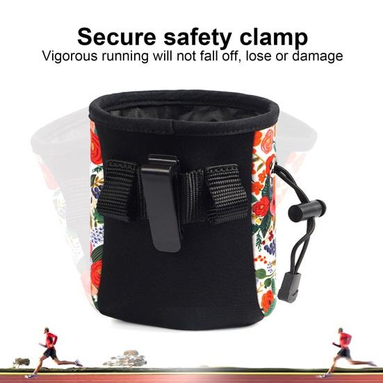 Yousheng Waterproof Pet Snack Bag Large Capacity Portable Dog Training Pocket Bag with Elastic Cord And Safety Clip for Training Essential