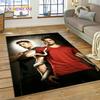 SPN Neueste Supernatural Dean Sam 3D Teppich für Wohnzimmer Schlafzimmer Heimdekoration, Rutschfeste Bodendekoration für Sofa Fußmatte