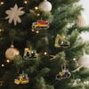 2D Labrador Advent Countdown Box Christmas Tree Decoration Acrylic Pendant Independent Station