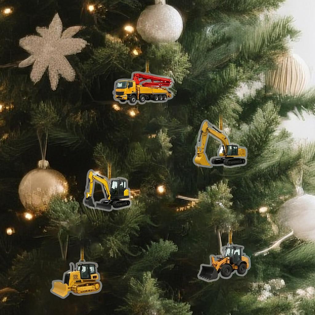 2D Labrador Advent Countdown Box Christmas Tree Decoration Acrylic Pendant Independent Station