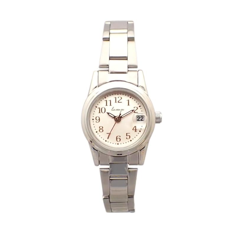 

[Follow] watch lamp metal belt with date Y02818S-2 SV/WH ladies silver