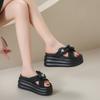 Fashion New Summer Women Slippers Flip-Flops Ladies Beach Bling Shoes Wedge Heels Shoes Woman High Platform Slippers Outside Sandals 8CM