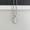 Cool Dopamine Religion Cross Pendant Necklace Niche Design All-Match Baptism Clavicle Necklace