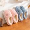Spot Cotton Slippers Autumn and Winter Home Thick-soled Plush Family Shoes Outer Wear Couples Warm Winter
