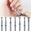 7Pcs Nail Drill Bits Set Assorted Size Heavy Duty Emery Nail Art File Pedicure Manicure Grinder Machine Bits Accessories Replacement Kit