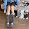 Boots Cotton Ballet Socks Cover Spring And Autumn Lolita Bow Sweet Lace Stacking Socks Leg Warmer