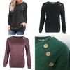 Stylish Ladies Casual Long Sleeve Pullover Sweater With Side Pockets And Comfortable Fit